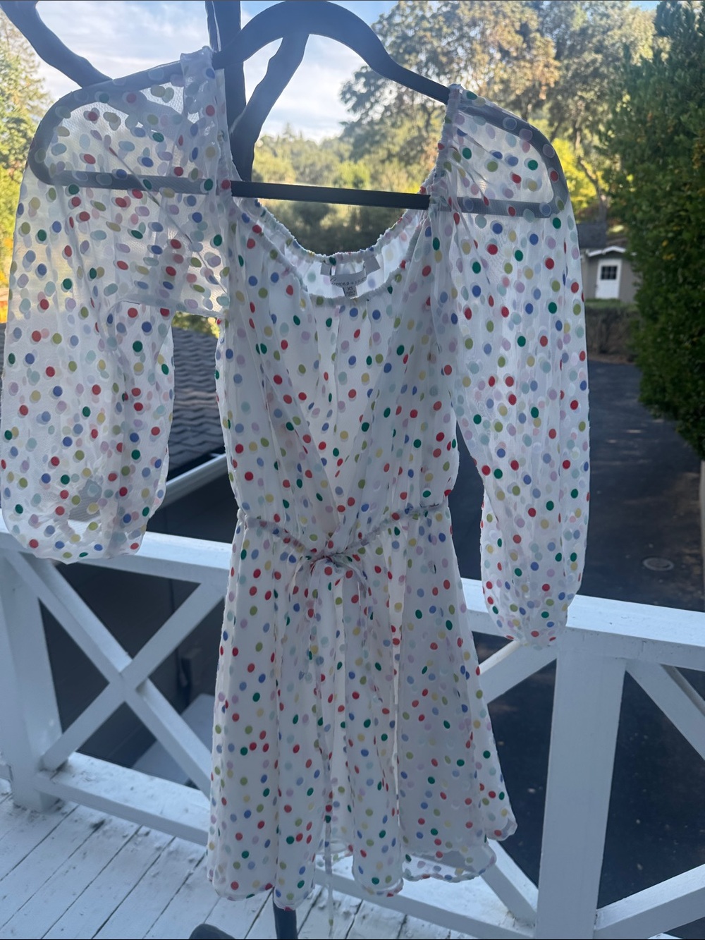 Lovers + Friends Girls Polka Dot Multicolor Skirt Bottoms
